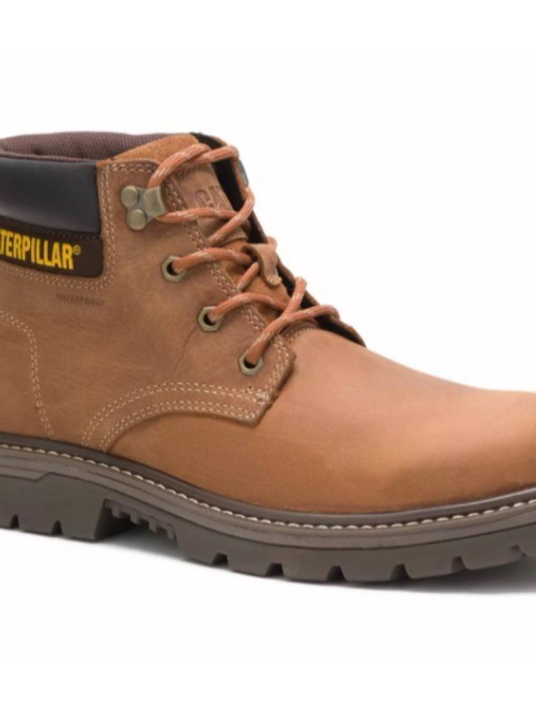 Caterpillar Men's Outbase Waterproof Work Boot Brown Size 10 M